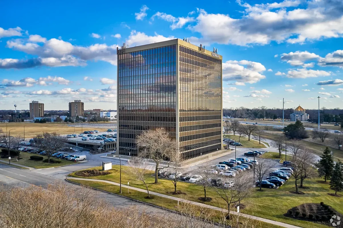 NMC Building aerial view - Southfield, MI